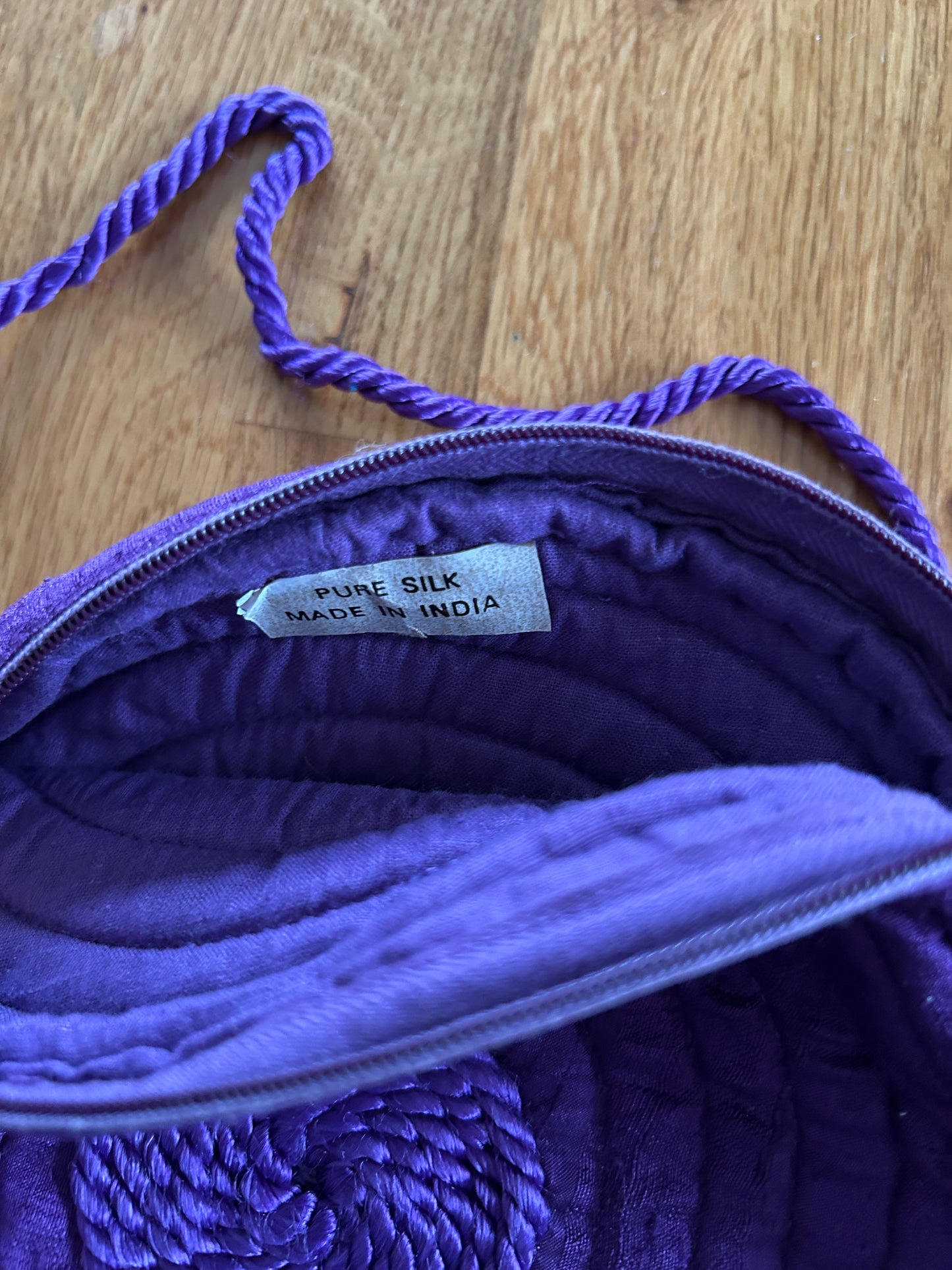 Purple circle bag