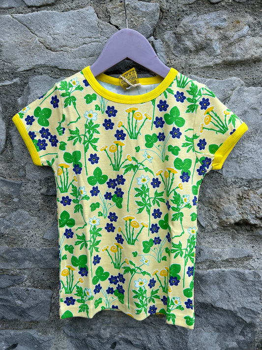 Yellow coltsfoot T-shirt  5y (110cm)