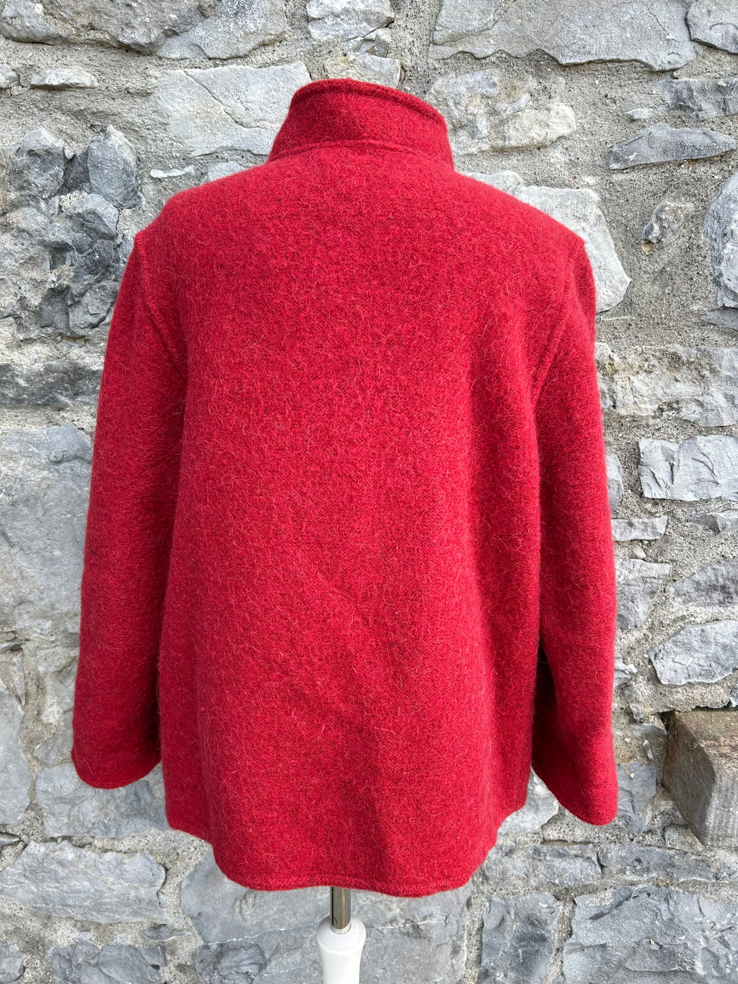 Bavarian Red woolly jacket uk 14-16