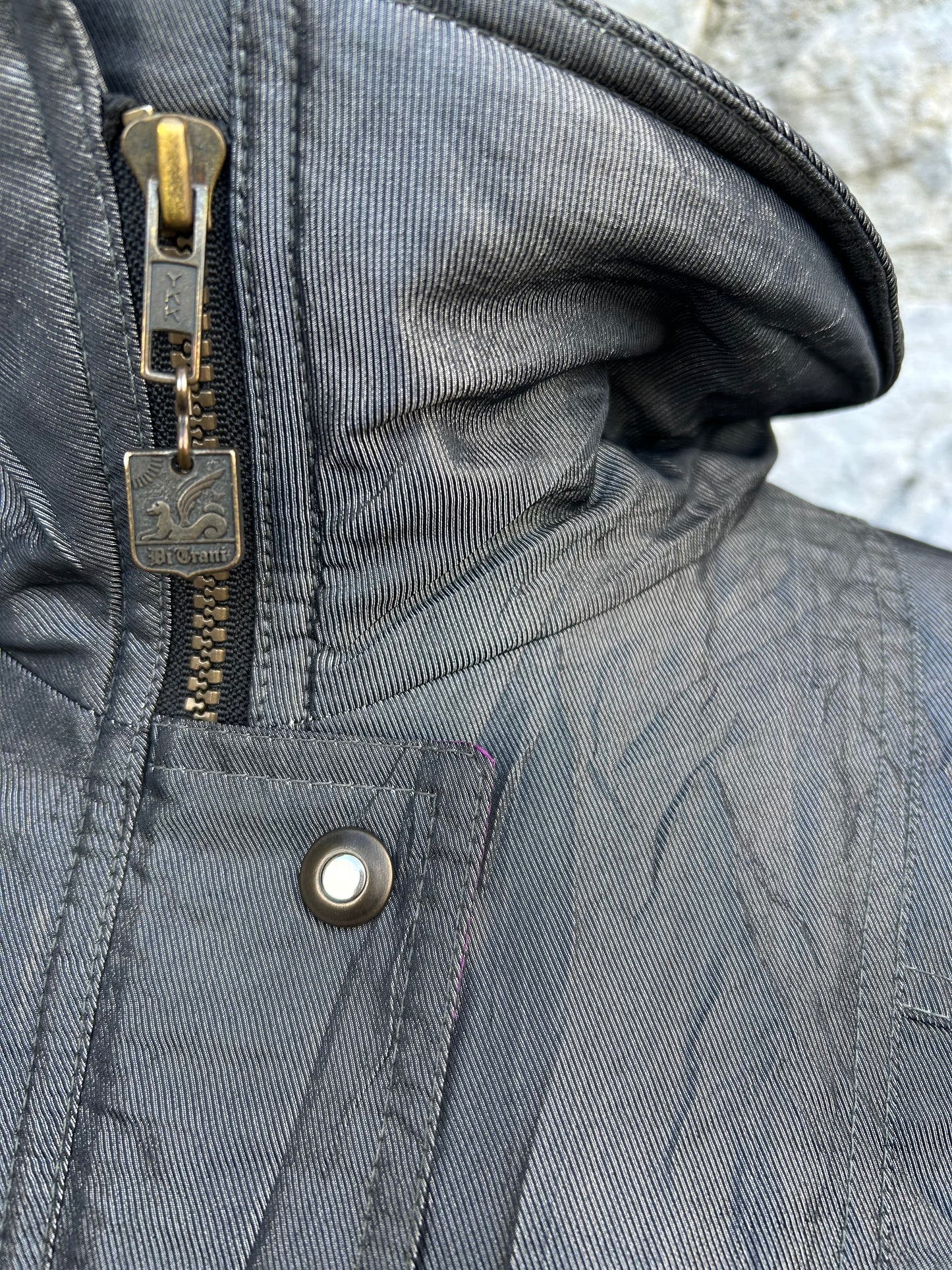 90s silver winter jacket uk 12-14