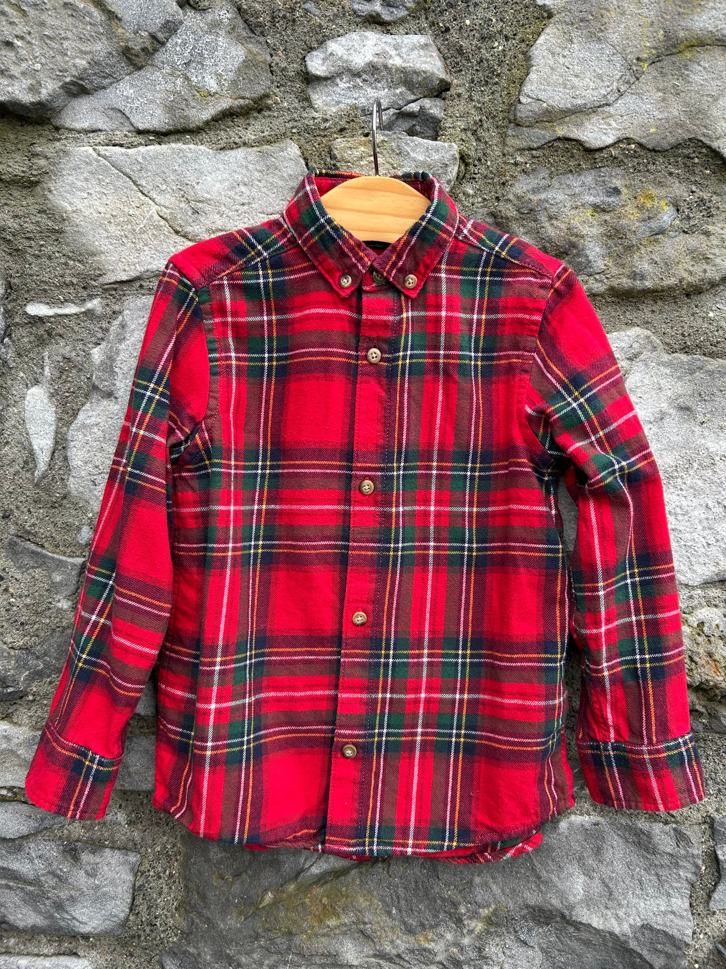 Red&green check shirt  4-5y (104-110cm)