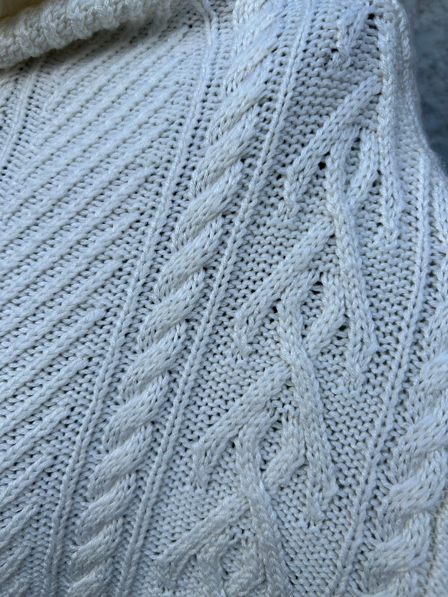 Cream knitted dress uk 14-18