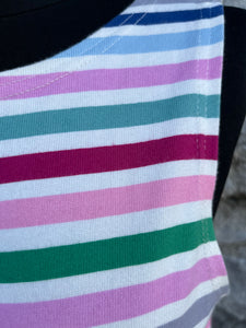 Colourful stripy dress uk 10-12