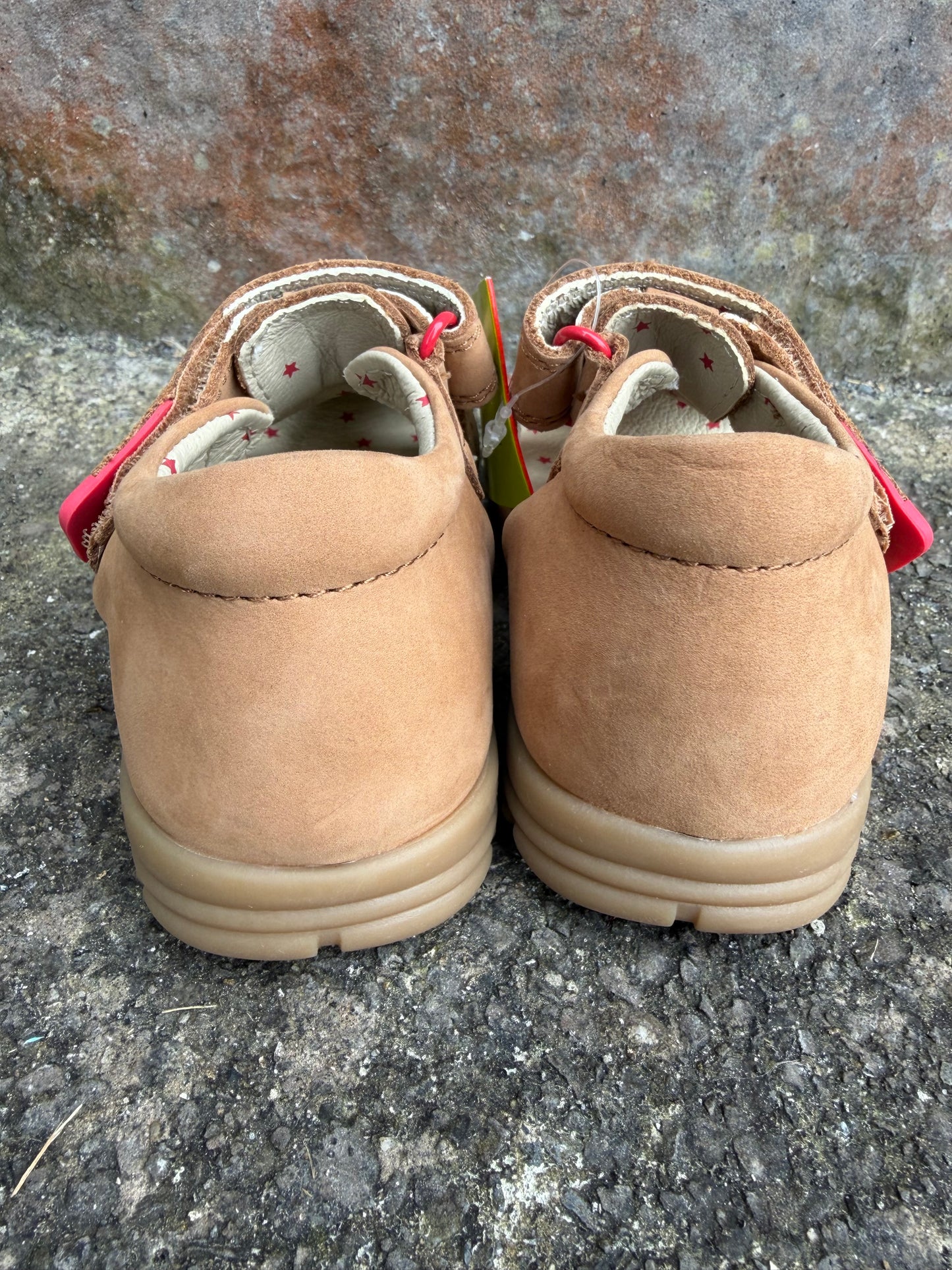 Beige leather sandals  uk 22 (eu 23)