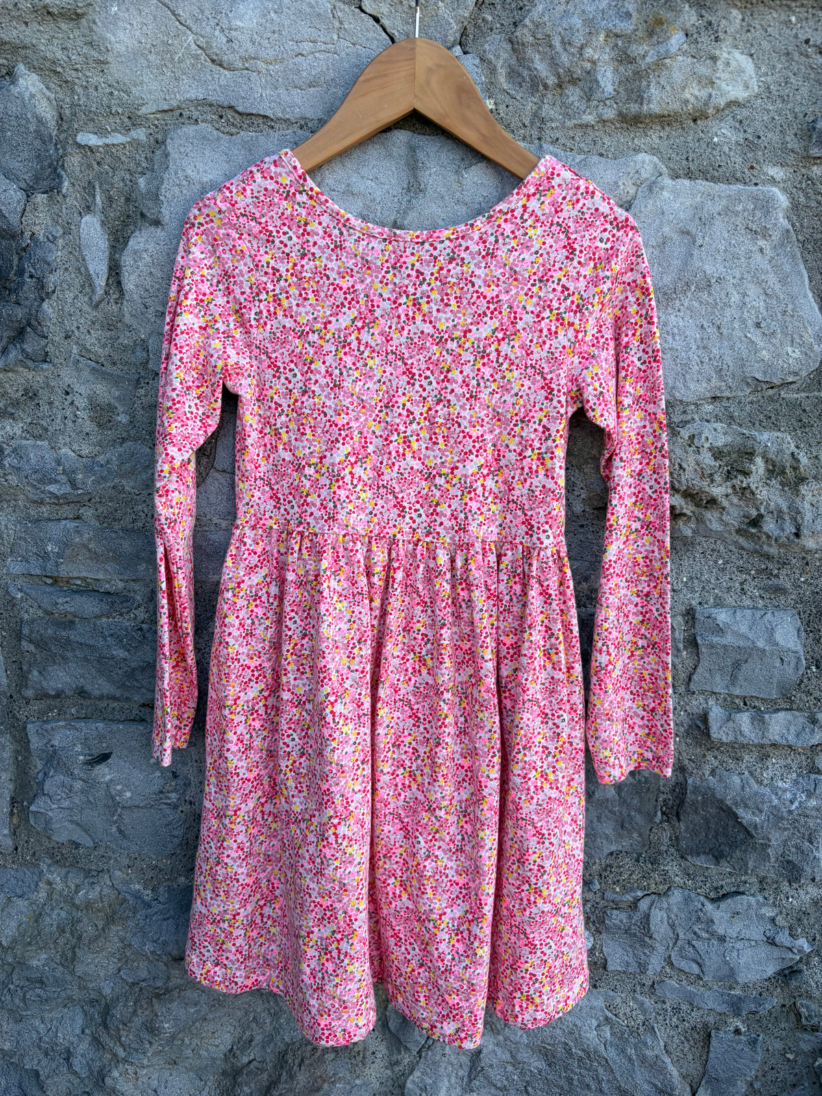 Tiny pink dots dress 7-8y (122-128cm)