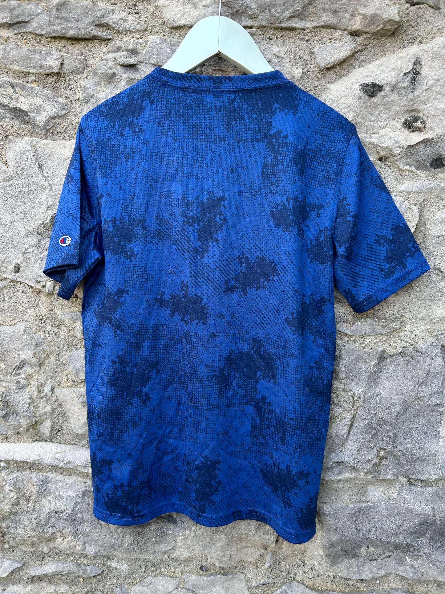 Blue patchy T-shirt   13-14y (158-164cm)