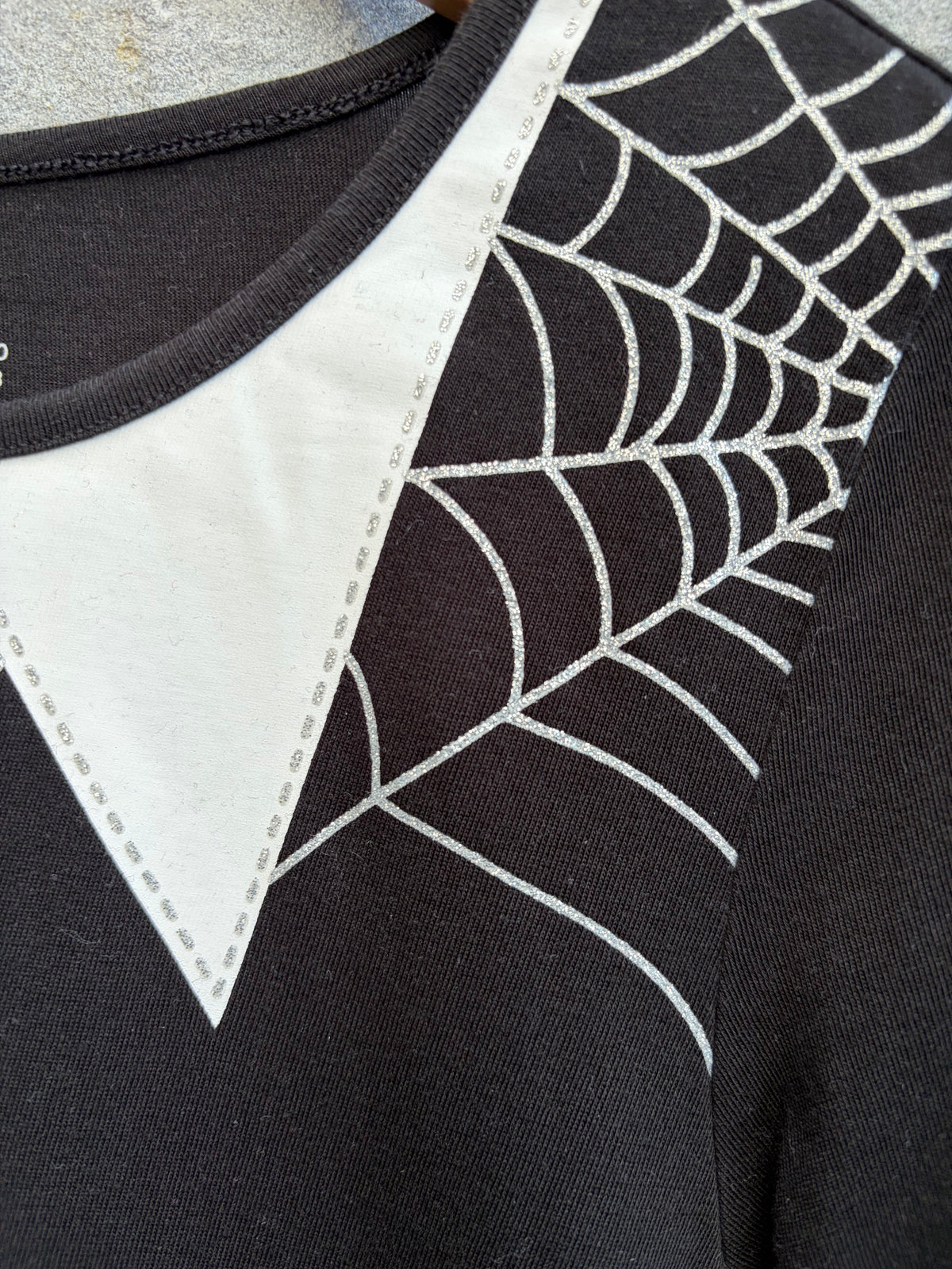 Spiderweb&cat Black dress  9-10y (134-140cm)