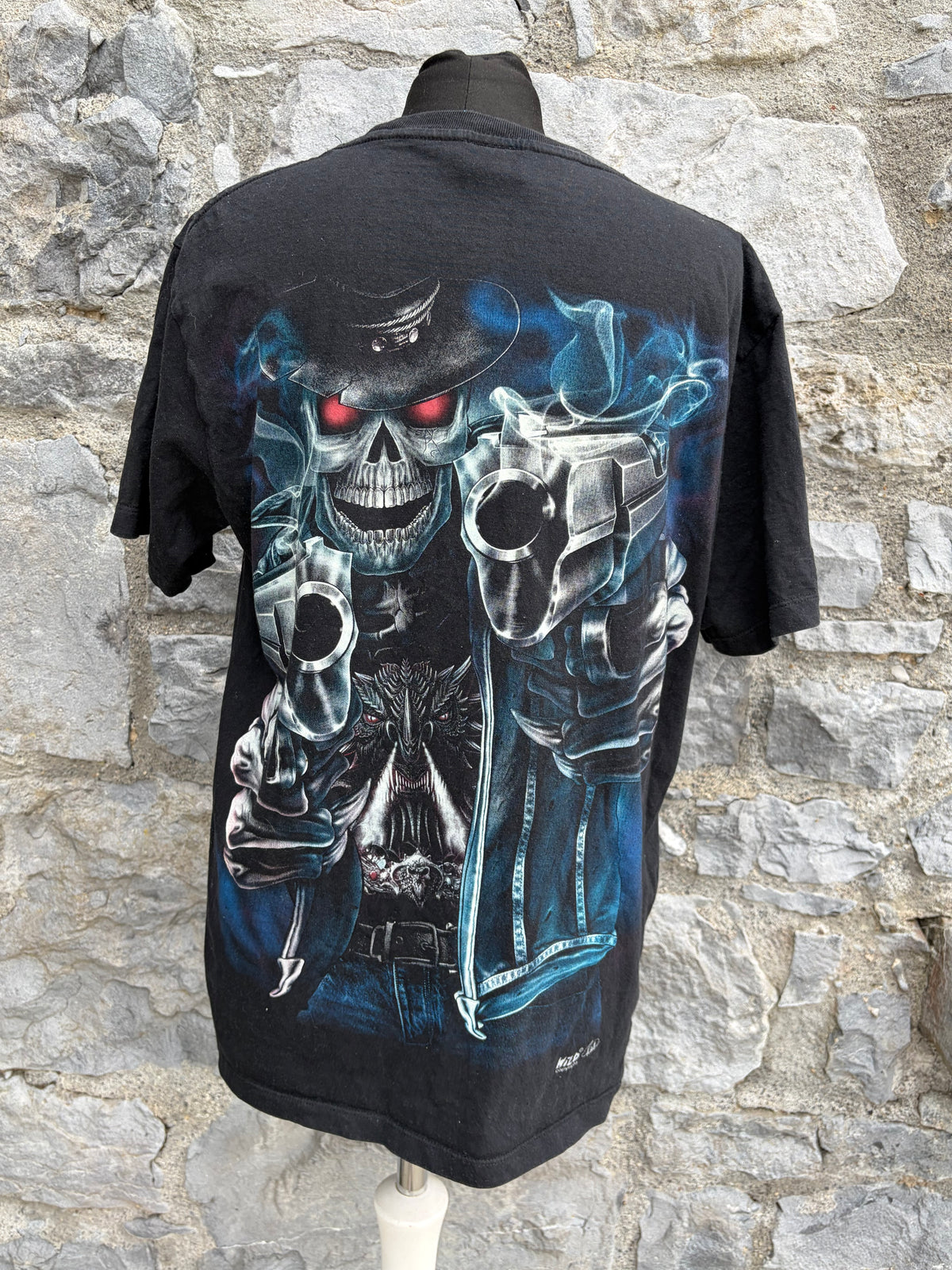 Skeleton black t-shirt Medium