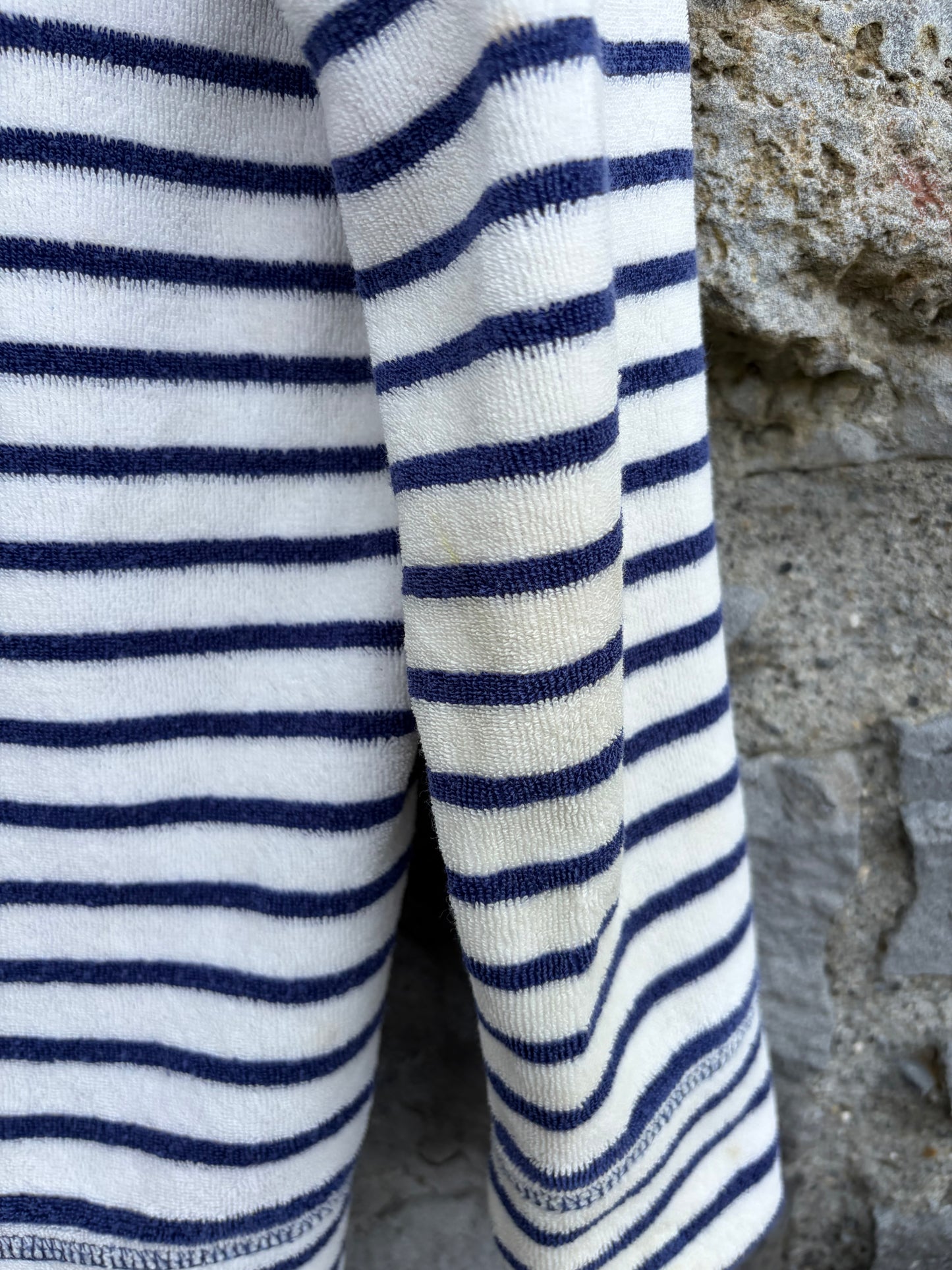 MB Stripy Terry hoodie  6-7y (116-122cm)