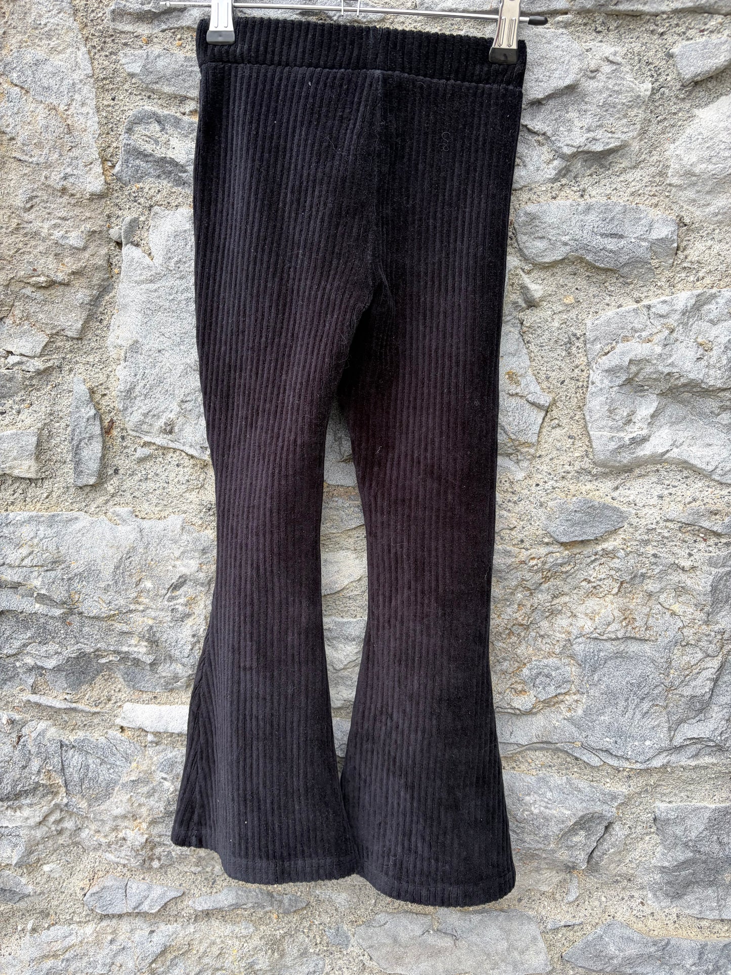 Black ribbed flares  5-6y (110-116cm)