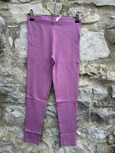 Load image into Gallery viewer, Dusty purple leggings  9-10y (134-140cm)
