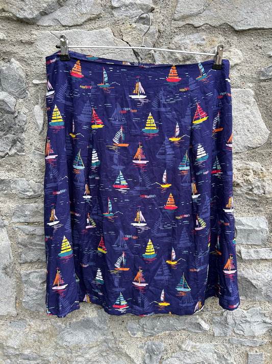 Boats navy skirt uk 16