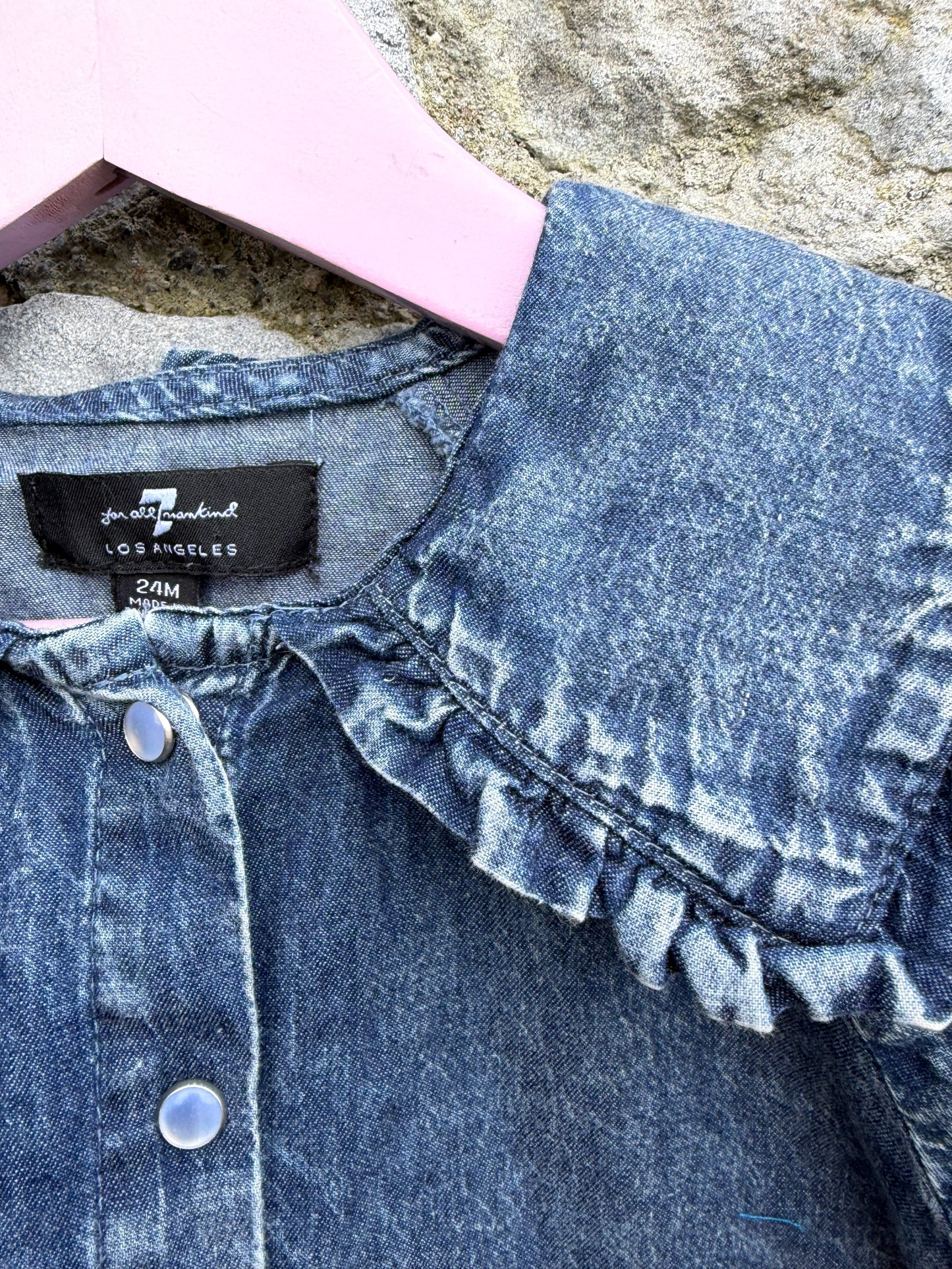 Denim look blouse  18-24m (86-92cm)