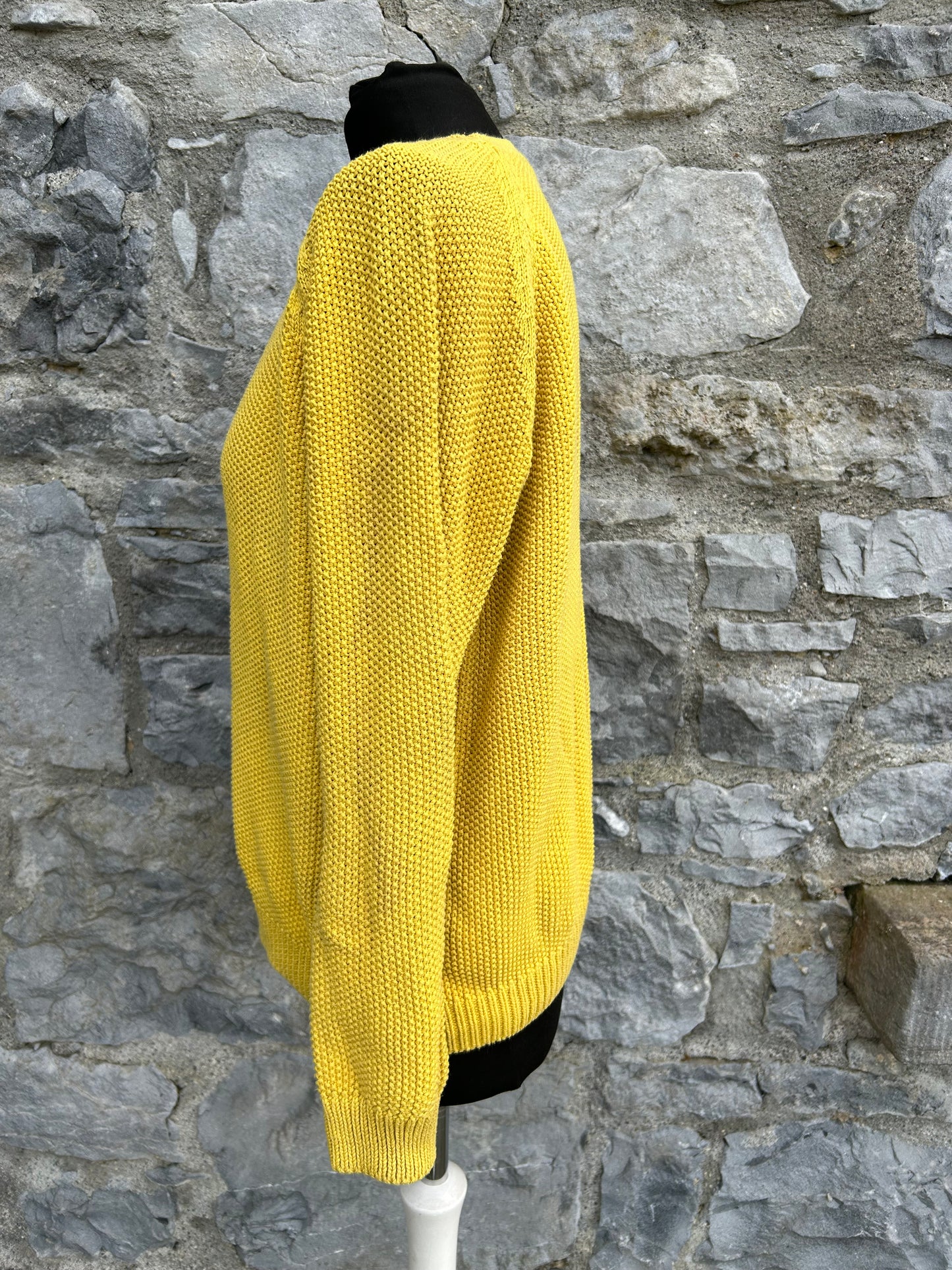 Yellow honeycomb jumper uk 14-16