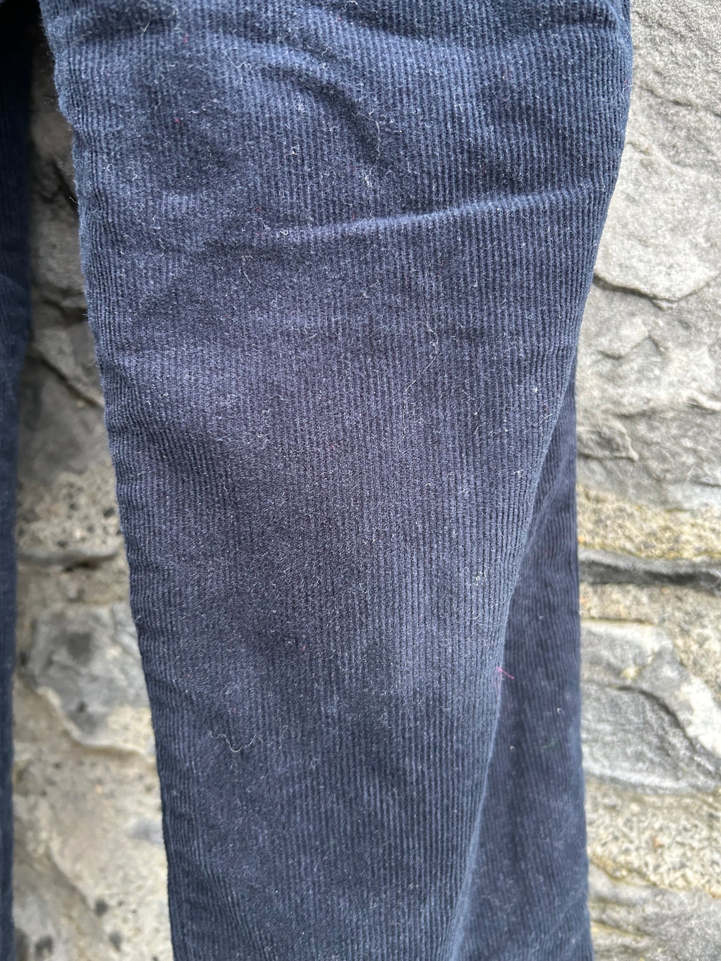 Navy cord dungarees  3-4y (98-104cm)