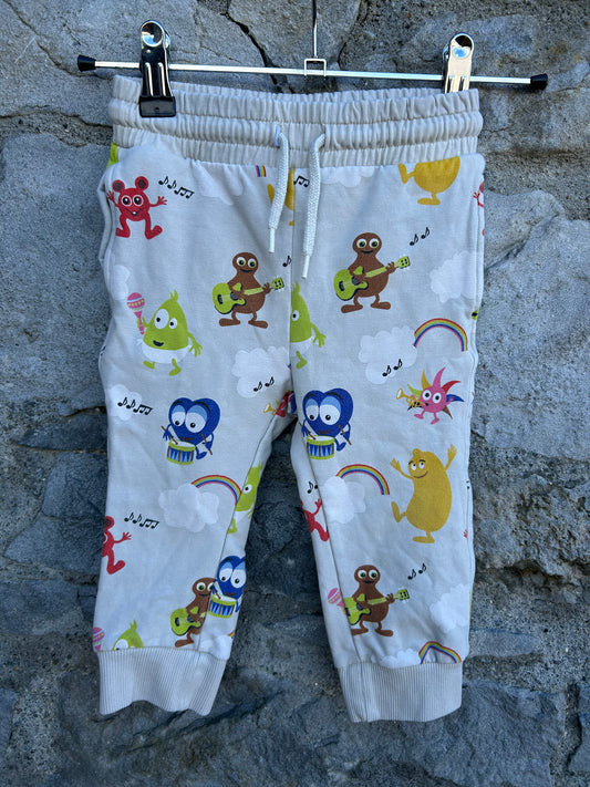 Musician beige sweatpants  12-18m (80-86cm)