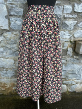 Load image into Gallery viewer, 80s roses midi skirt uk 6
