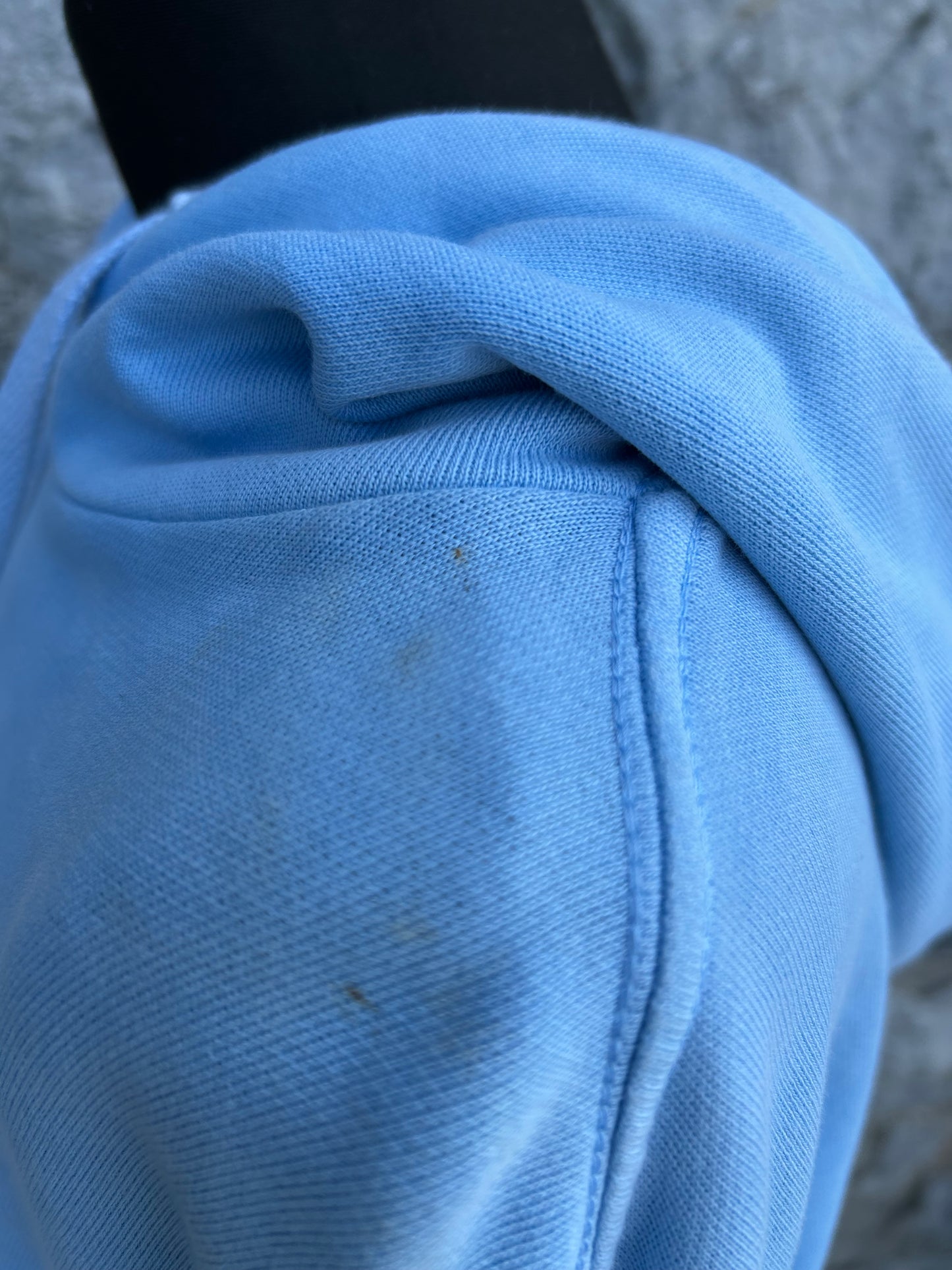 Blue&beige ombré hoodie Small