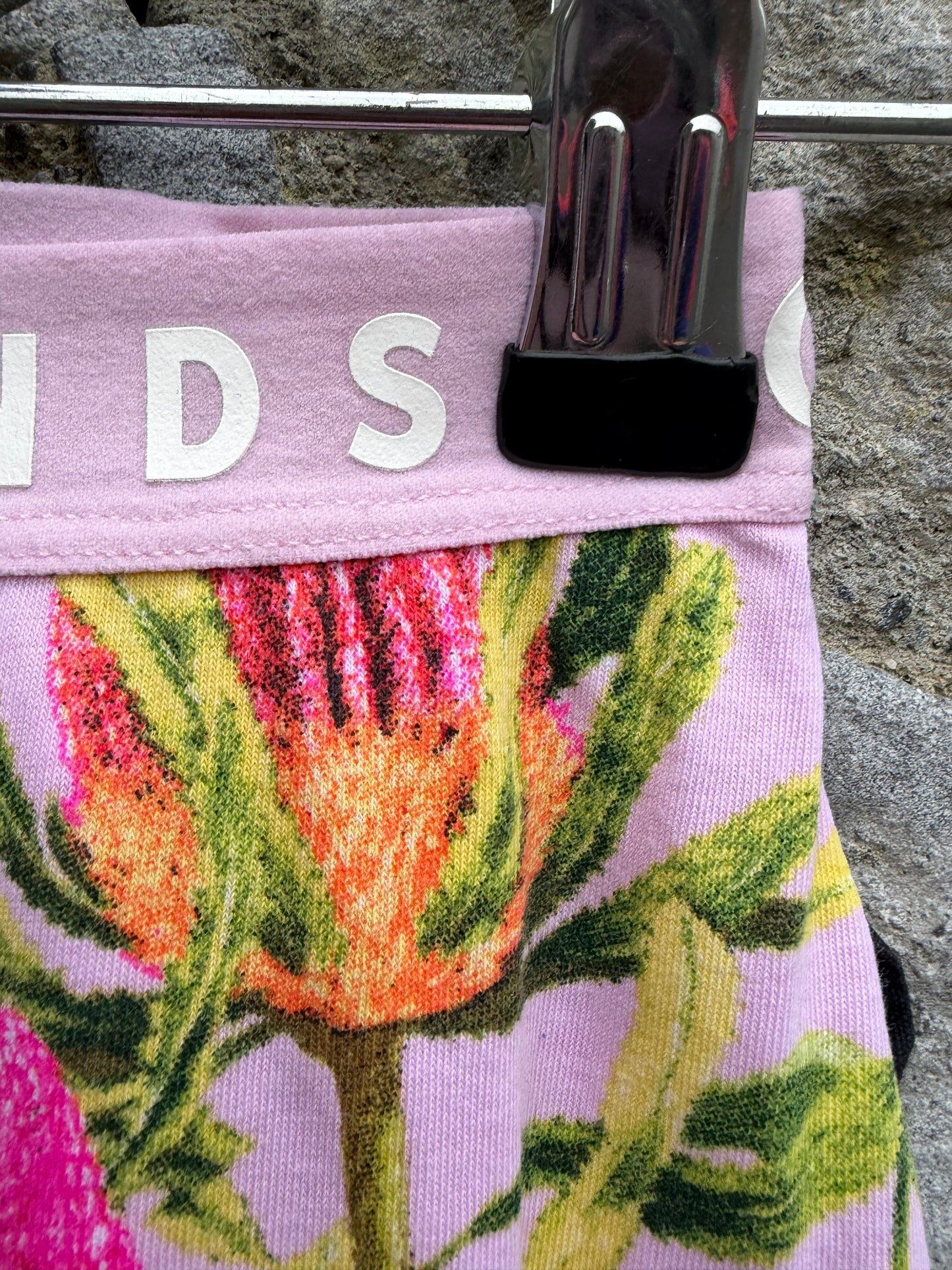 Pink botanical print leggings  3-6m (62-68cm)