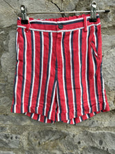 Load image into Gallery viewer, Red stripy shorts 5-6y (110-116cm)
