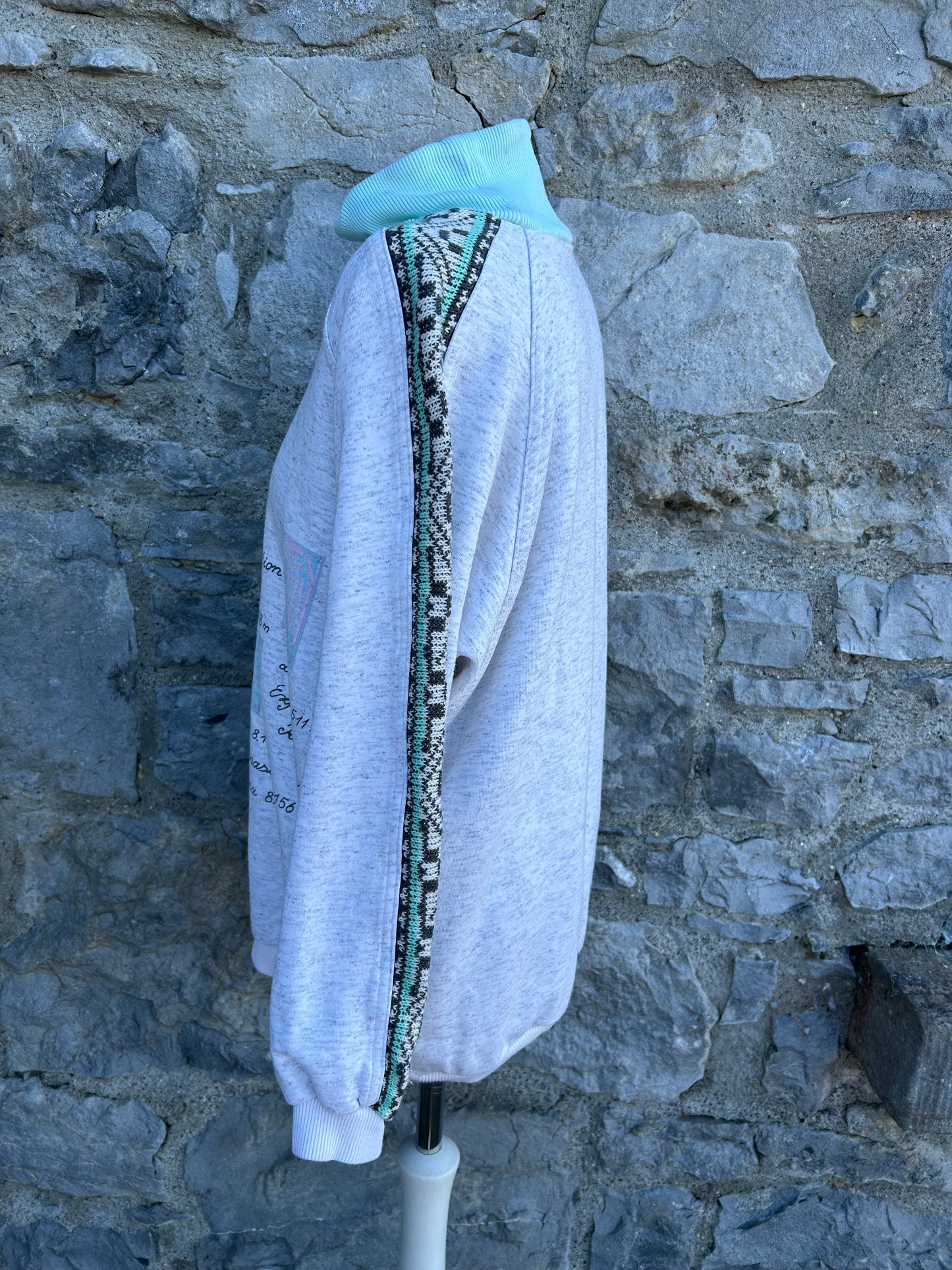 90s grey sweatshirt uk 10-12