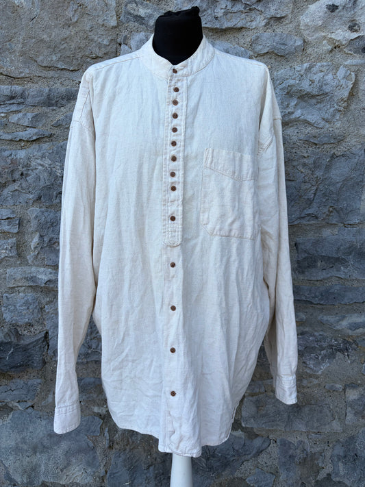 Ivory grandfather shirt XL and