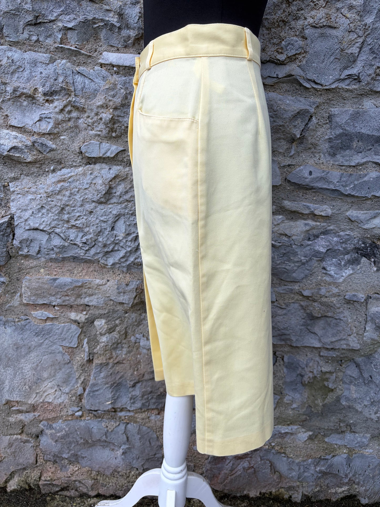80s yellow skirt uk 8