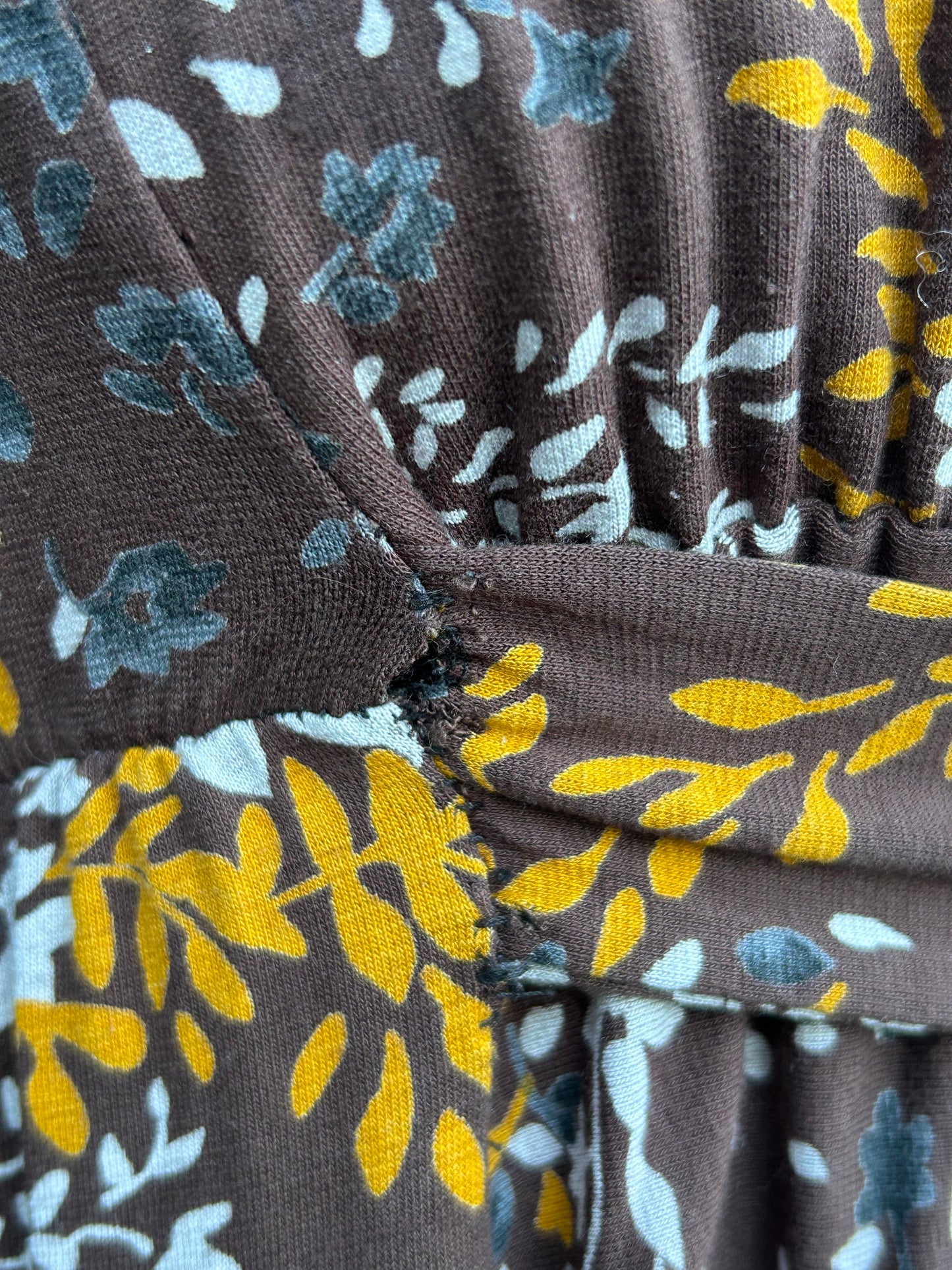 Leaves brown dress uk 10