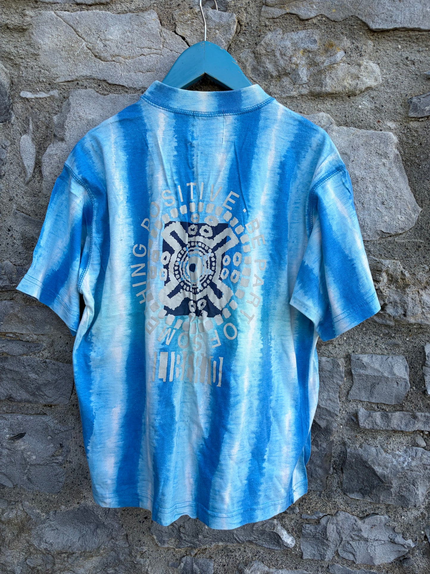 90s blue tie-dye T-shirt 12y (152cm)