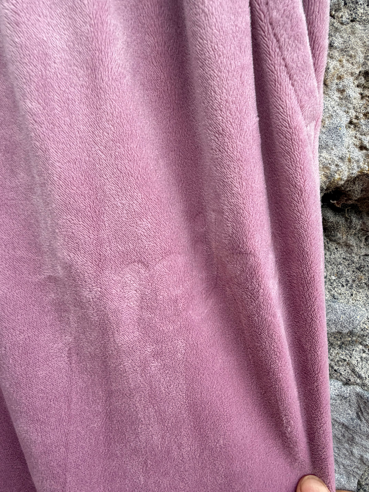 Pink velour sweatpants  11-12y (146-152cm)