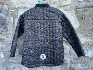 Black marble quilted jacket  4-5y (104-110cm)