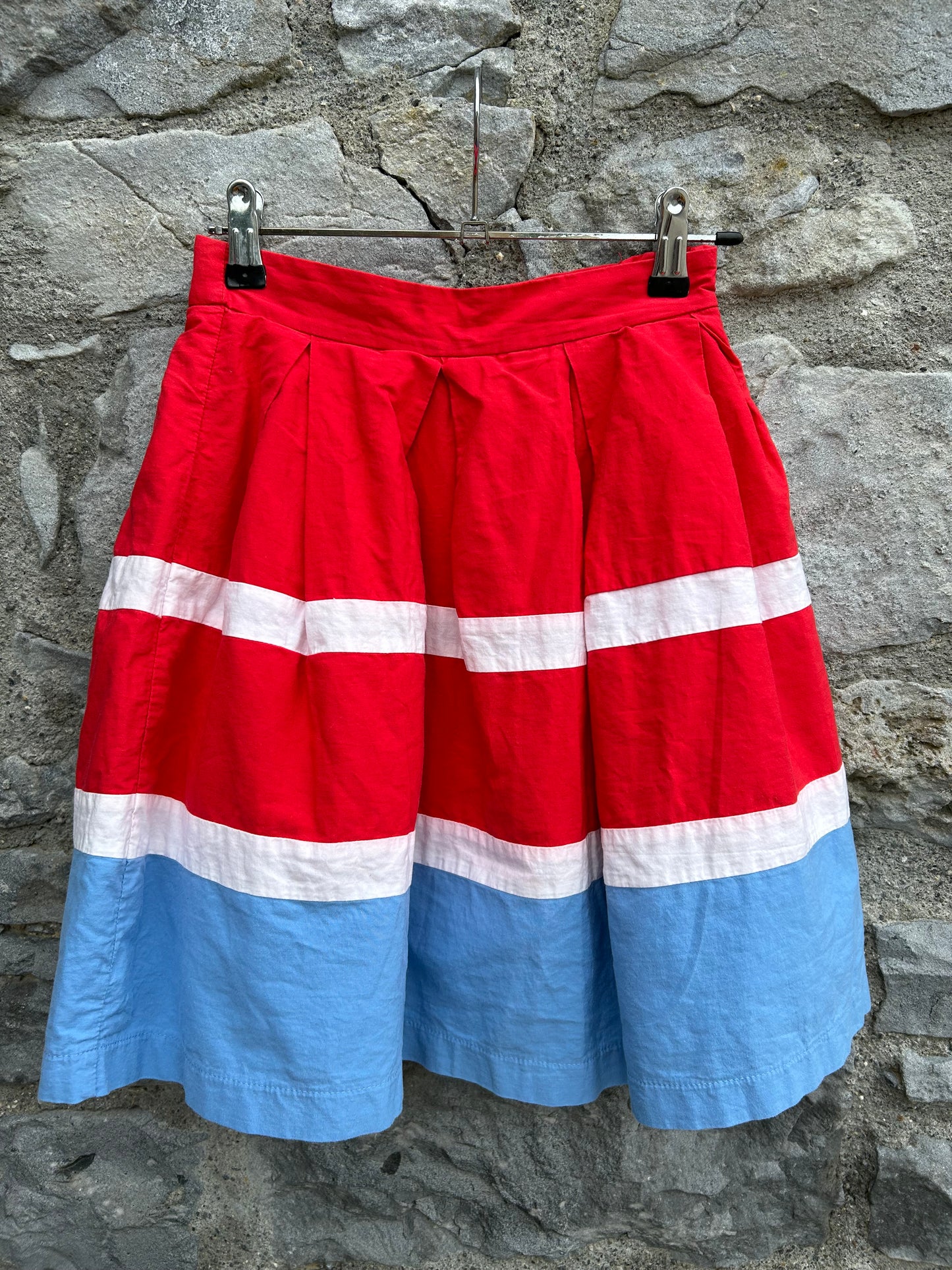 Red&blue skirt 8y (128cm)