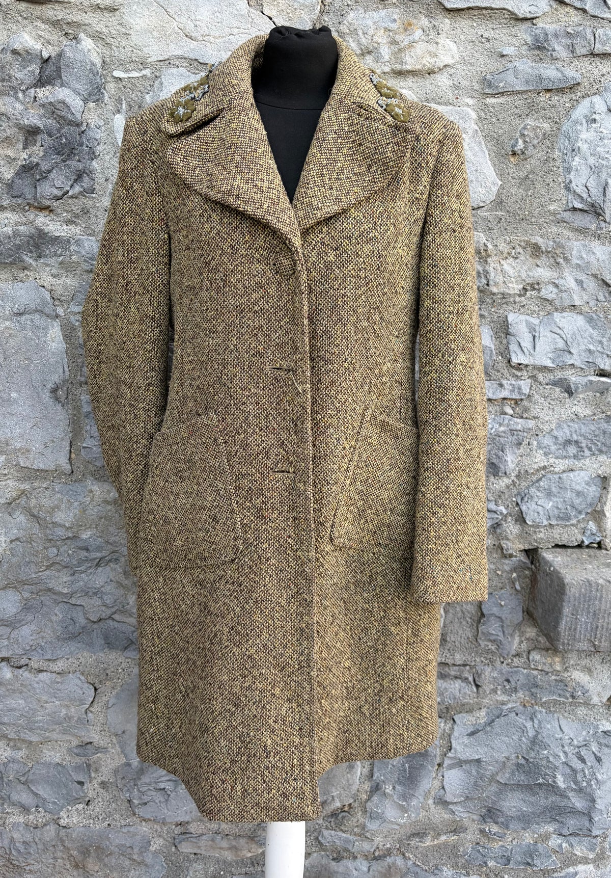 Y2K tweed coat uk 10-12