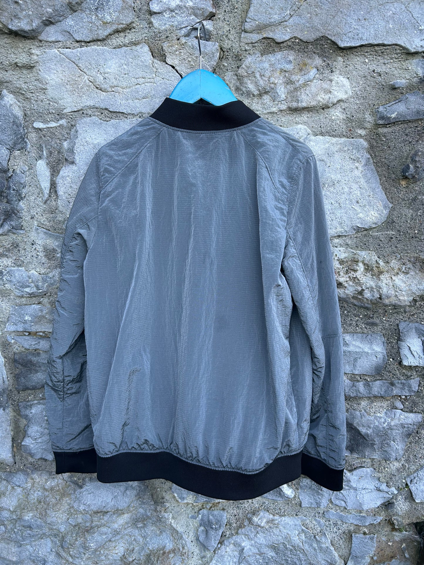Silver bomber jacket  11-12y (146-152cm)