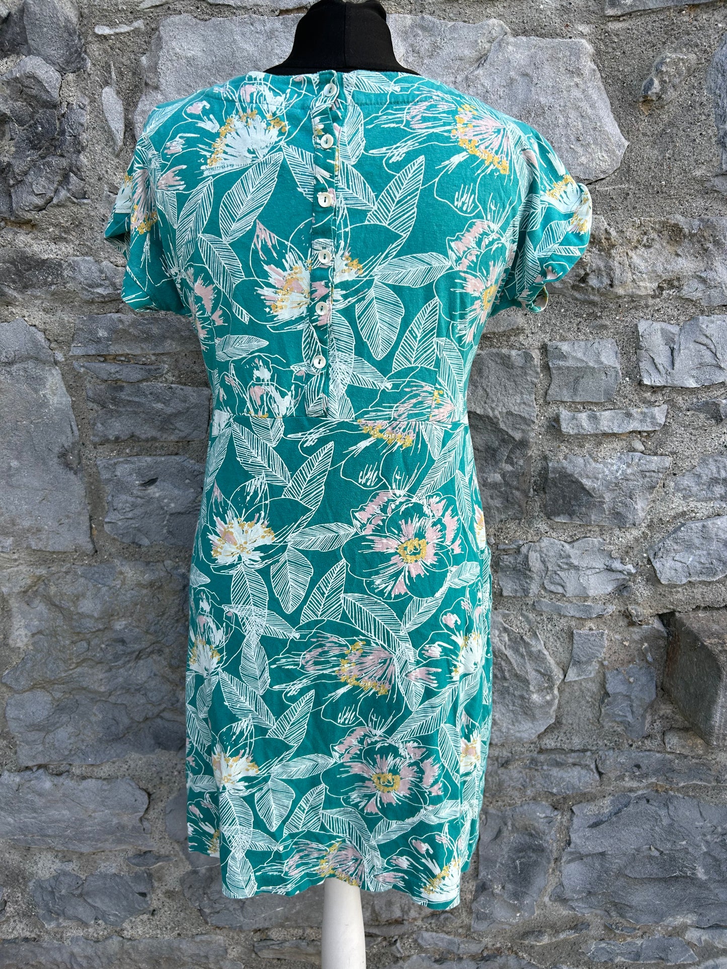 Green leaves dress  uk 10