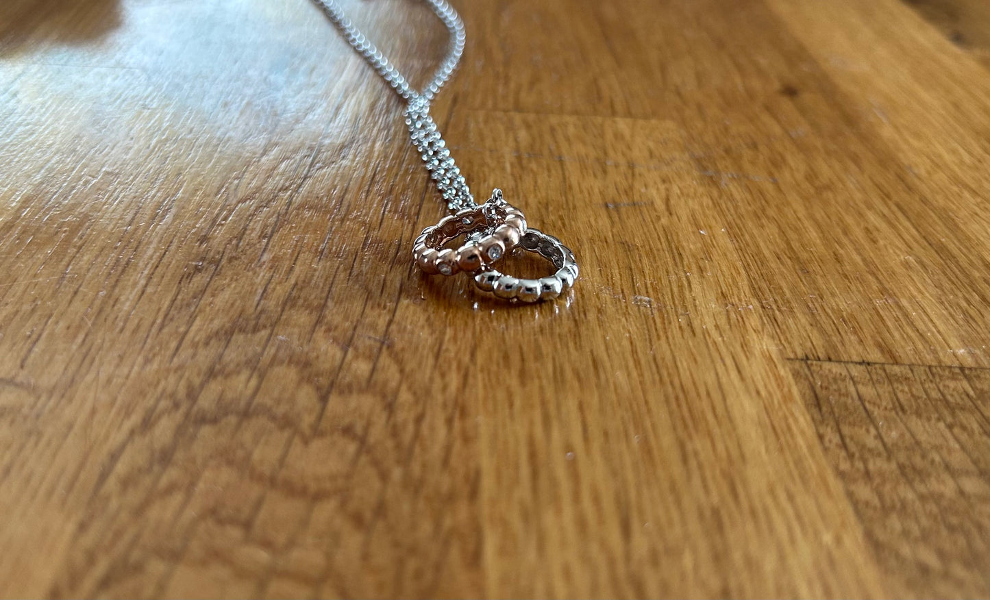 Double dot circle Necklace