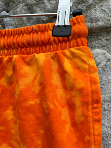 Orange tie dye shorts  9-10y (134-140cm)