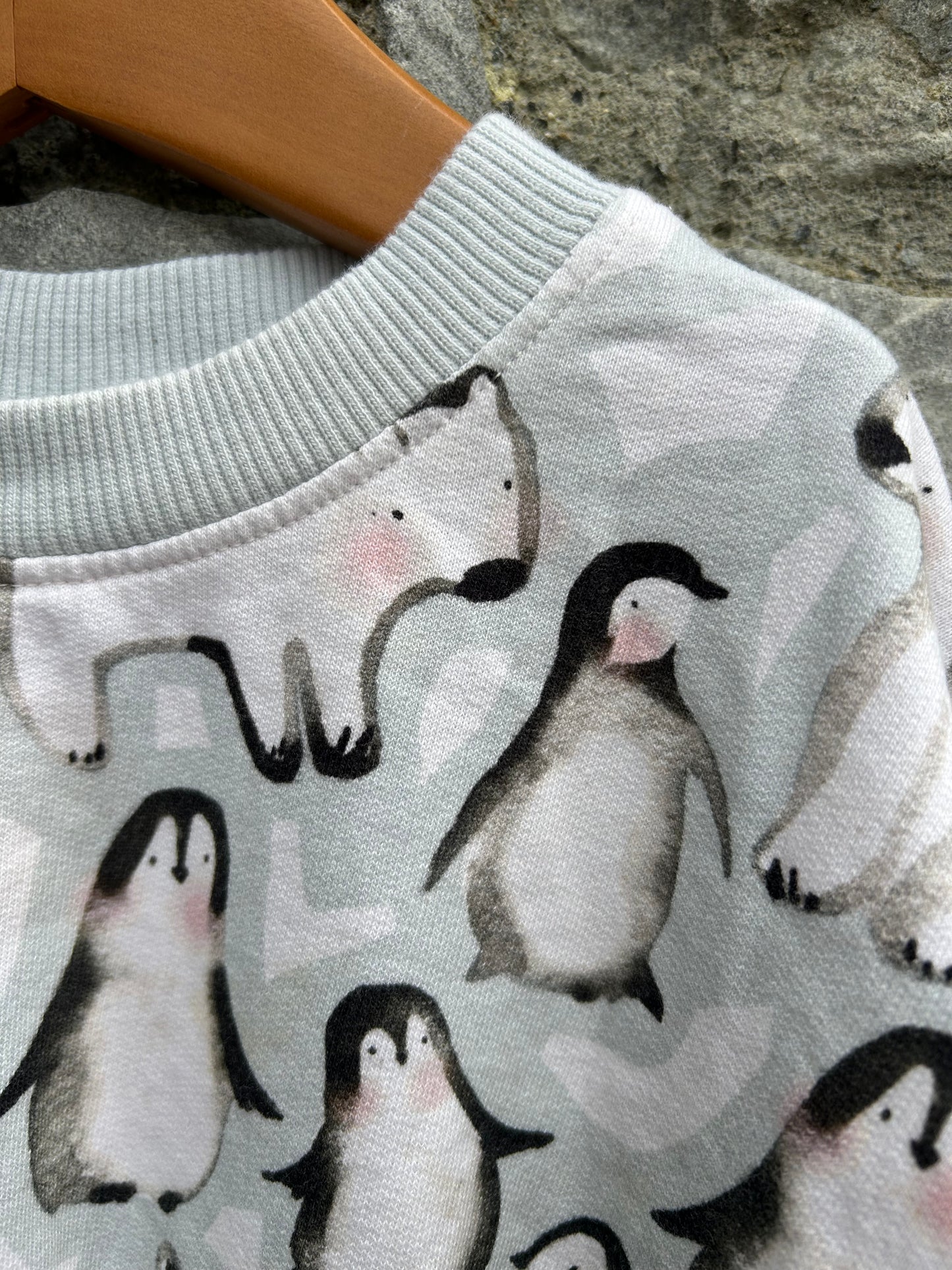 Arctic animals icy blue dress  2-3y (92-98cm)