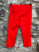 Load image into Gallery viewer, Red cropped pants uk 12
