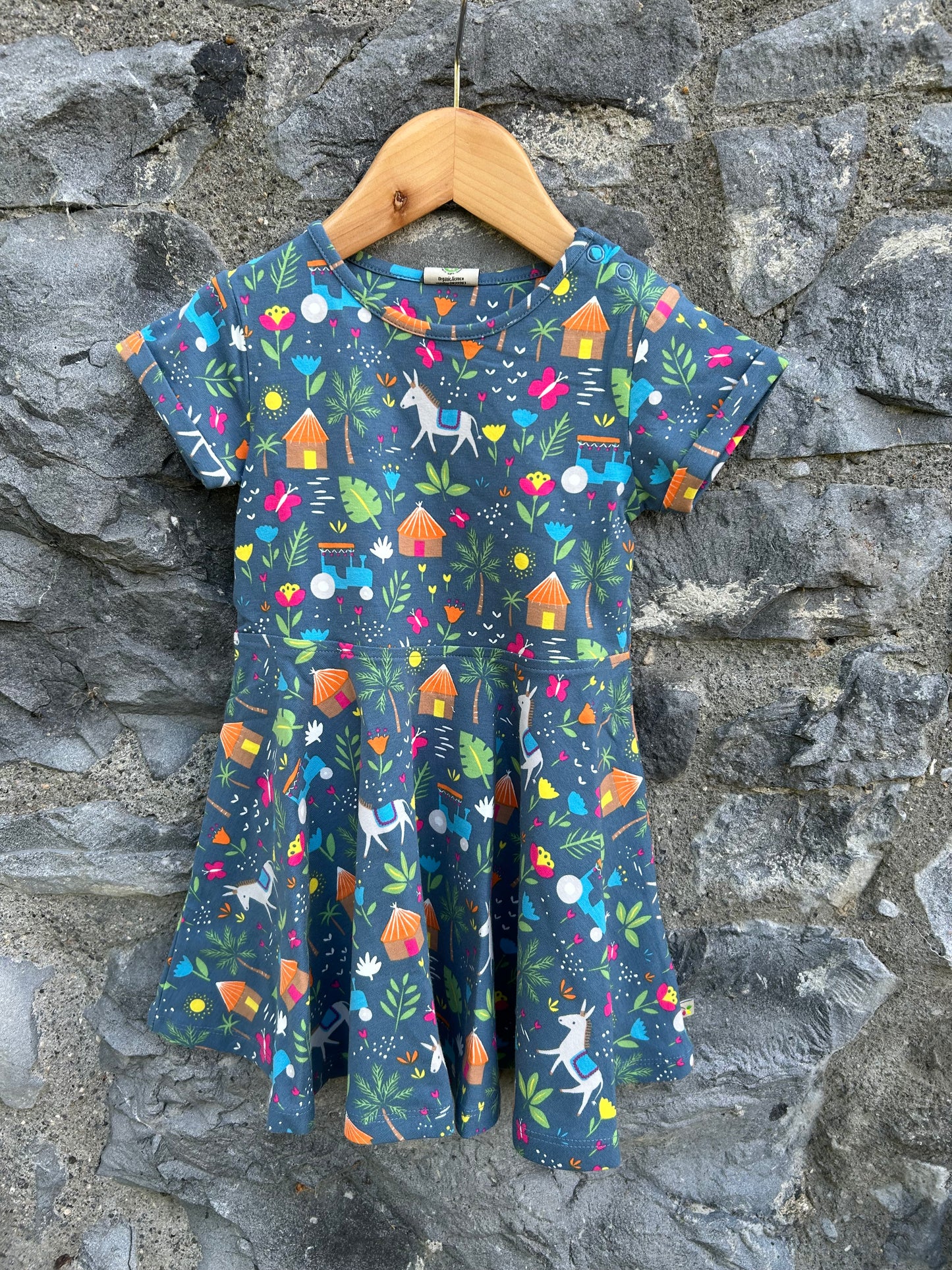 Summer farm skater dress  18-24m (86-92cm)