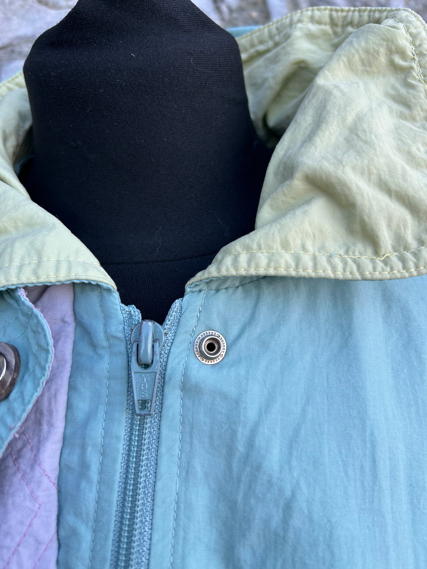 80s light blue jacket uk 10-12