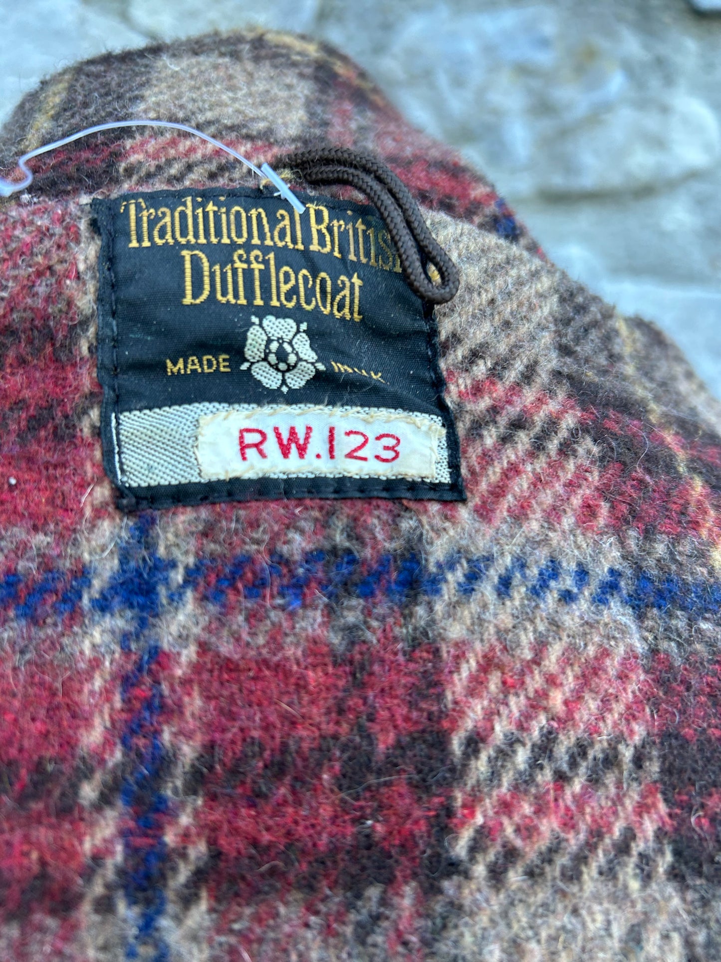 80s brown dufflecoat Small