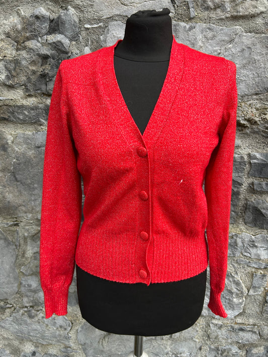Red sparkly cardigan uk 8