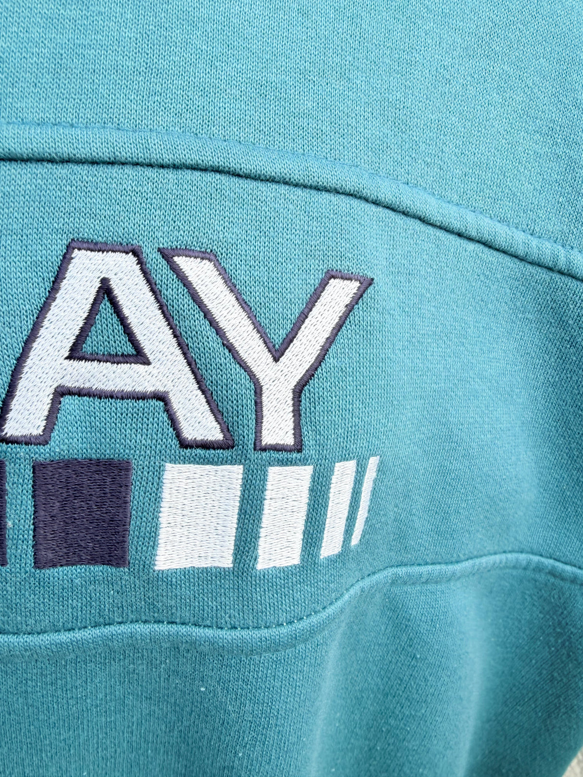 90s Donnay petrol sweatshirt Small