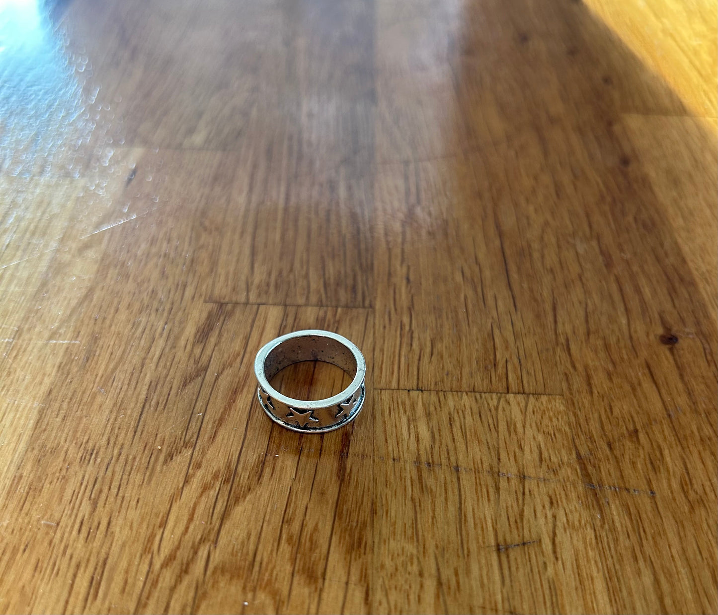 Stars silver ring