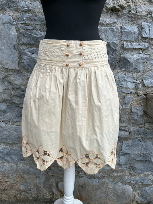 Beige skirt uk 10-12