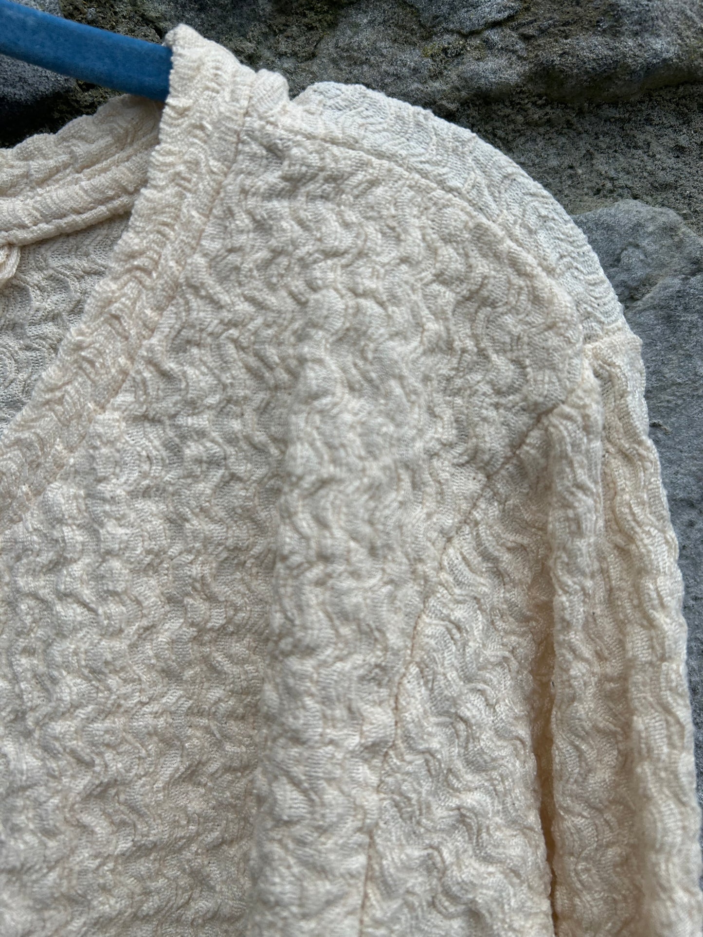 Cream texture top  12y (152cm)