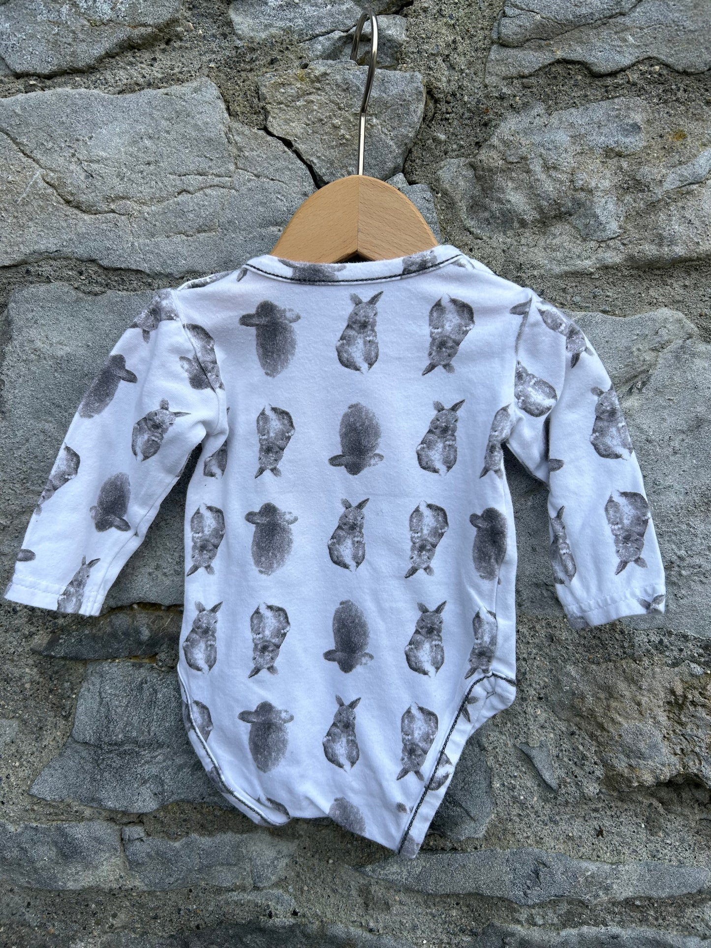 Bunnies vest  0-1m (50-56cm)