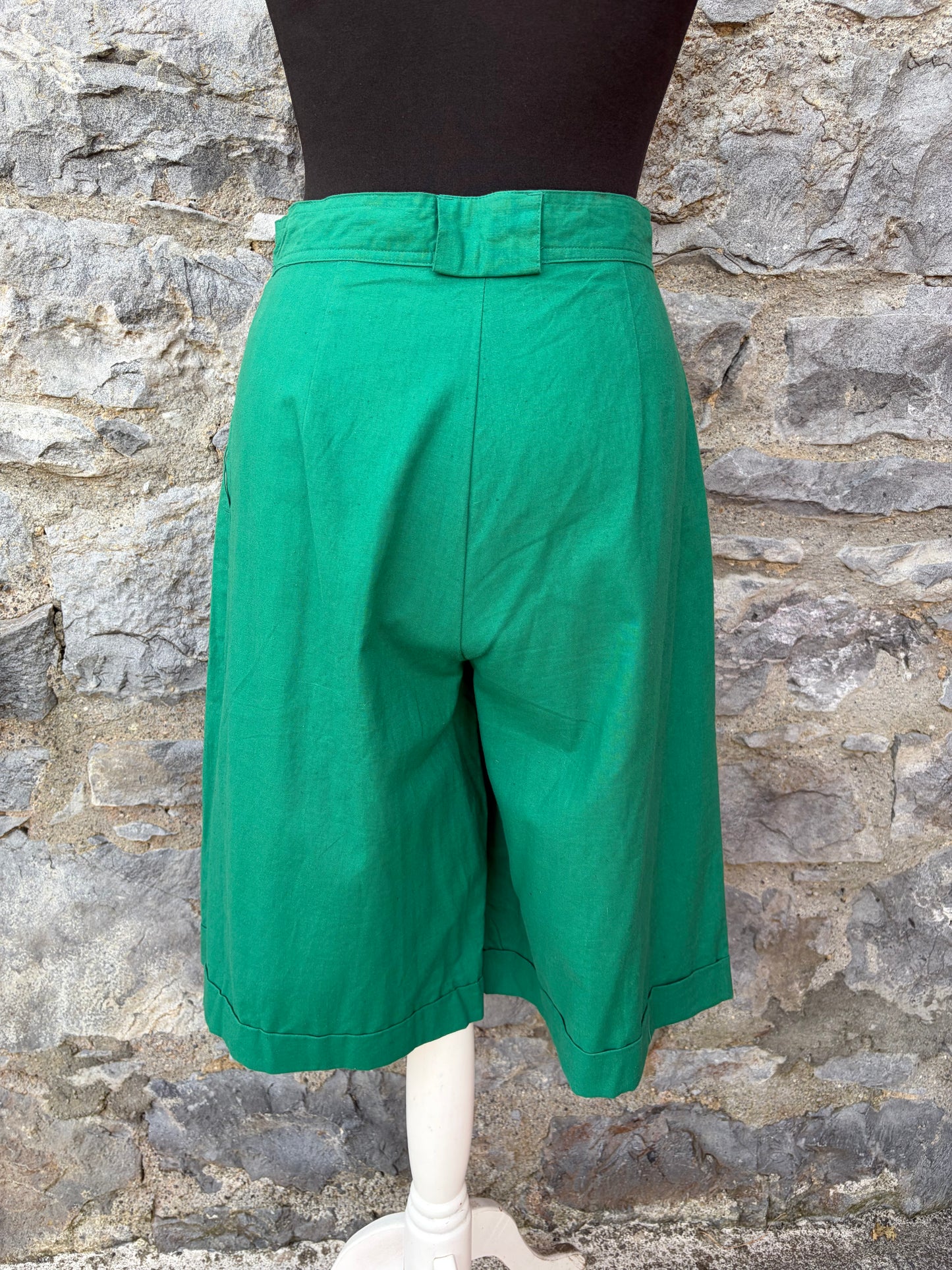 80s green culottes uk 8