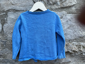 Blue cardigan  12-18m (80-86cm)